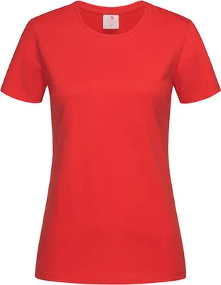 Produktbild von Stedman ST2600 | Classic Ladies Damen T-Shirt - Farbe: Scarlet Red - Größe: XS
