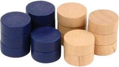 Produktbild von Ersatz Spielsteine für Shuffle Game & Speed Hockey, Birke, Ø 25 mm