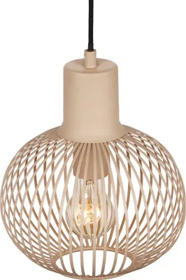Zdjęcie produktu dla Lampa wisząca GILA piaskowo-czarna 1xE27x10W metal wym:150x23x23cm IP20 Trio