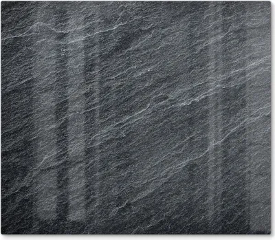 Produktbild von DEQORI Herdabdeckplatte Glas 1-tlg 'Klassischer Schieferstein' Herd Abdeckung Küche