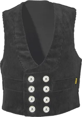 Produktbild von JOB Zunftweste Trenkercord TIMO schwarz 50