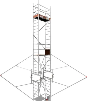 Produktbild von ALTEC Rollfix 700 | inkl. Rollen (Ø 150 mm) | Standardtraverse | 4x Dreieckausleger | Rollgerüst
