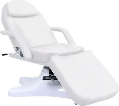 Image de Table de massage Blanc 180x62x(86,5-118) cm