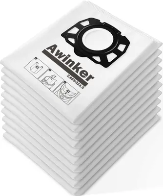 12 Staubsaugerbeutel KFI 357 für Kärcher WD2/WD3 u.a.