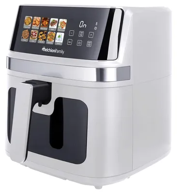 Produktbild von Melchioni Heißluftfritteuse 8L 2200W Doppelheizung LED Display 10 Programme