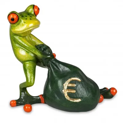 Produktbild von Formano Frosch schleppt schweren Geldsack