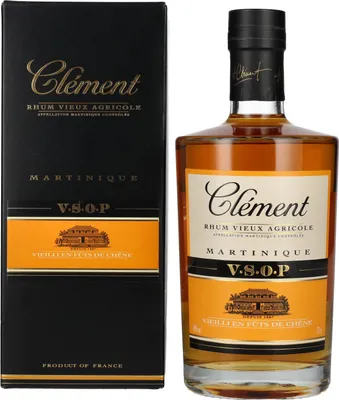 Produktbild von Rhum Clement VSOP + Box 700ml 40% Vol.