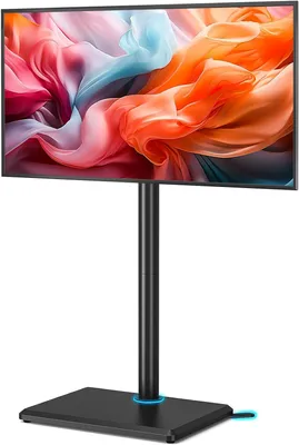 Produktbild von TV-Ständer – Standfuß für Monitor – Fernsehen – Höhenverstellbar – für Bildschirme von 32 bis 55 Zoll – Schwarz