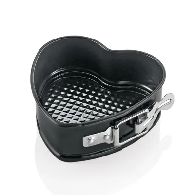 Obrázek produktu pro Kuchenprofi Pâtissier srdcová dortová forma, 11,5x11 cm, černá