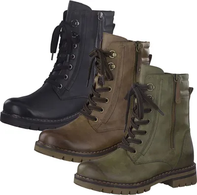 Produktbild von MARCO TOZZI Damen Stiefeletten Schnürung Stiefel 2-26220-27, Größe:39 EU, Farbe:Grün