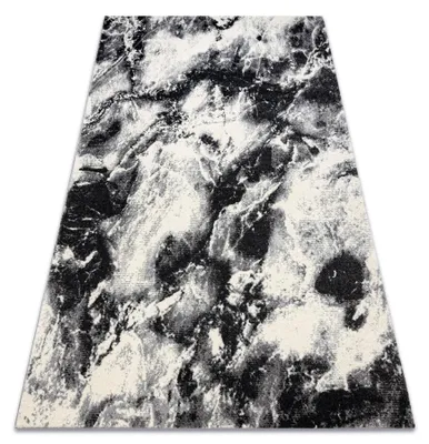 Zdjęcie produktu dla Dywan KAKE 25817657 Marmur nowoczesny czarny / biały szary 120x170 cm