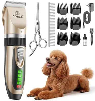 Produktbild von Oneisall Hundeschermaschine mit LCD-Anzeige, Hunde Haarschneidemaschine