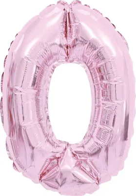 Produktbild von Premium XXL Folienballon Zahl 0 in elegantem Rosé - Rosa | Helium Luftballon für Geburtstag, Jubiläum, Party & Deko | Schwebende Dekoration