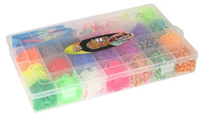 Produktbild von Loom Bands Komplettset 5600 Stück mit Board und Zubehör