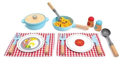 Obrázek produktu pro Hrací set na vaření a servírování malého kuchaře Hape