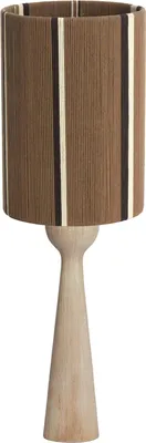 Produktbild von Light & Living - Tischleuchte Festina/Medan – Natur/Braun – Ø25x76cm Tischlampe - Nachttischlampe, Wohnzimmer, Schlafzimmer