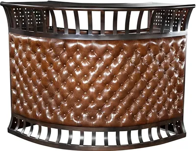 Zdjęcie produktu dla Stoliki barowe Chesterfield wysoki stolik klubowy stolik vintage lada skórzana