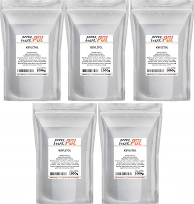 Zdjęcie produktu dla KSYLITOL 5kg Xylitol czysty naturalny słodzik zamiennik cukru Kol-Pol