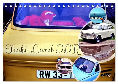 Produktbild von Trabi-Land DDR (Tischkalender 2027 DIN A5 quer), CALVENDO Monatskalender