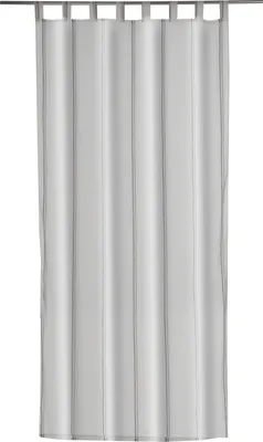Produktbild von Schlaufenschal - 140 x 245 cm - Grau - Polyester - Streifen