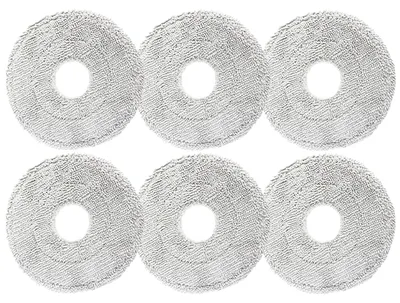 6 Ersatztücher für Dreame L10 Ultra, Mikrofaser, waschbar