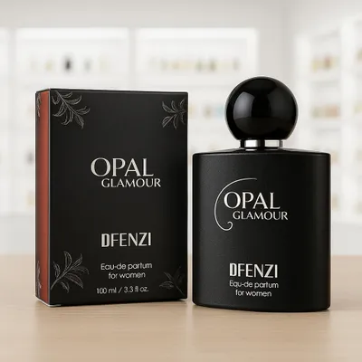 Produktbild von JFenzi Opal Glamour Eau de Parfum Damen 100 ml – Eleganter, langanhaltender Duft mit Birne, Jasmin & Zeder