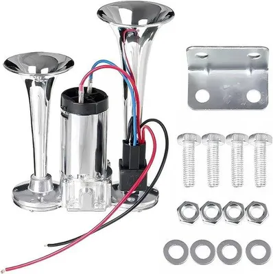 Immagine prodotto di Altoparlanti per auto con compressore d'aria, 12 V, 600 dB, argento, impermeabili, per SUV, autocarri, pick-up, furgoni