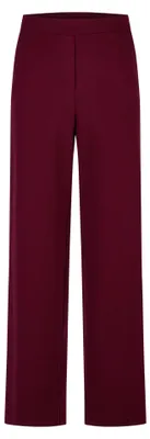 Produktbild von Rabe Straight-Leg-Hose aus elastischer Viskose, mit elastischem Bund, Dunkelrot, Größe 46