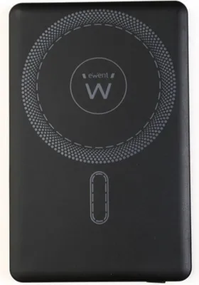 Produktbild von Powerbank Ewent UltraSlim 5000mAh MagSafe PD 22.5W Schwarz
