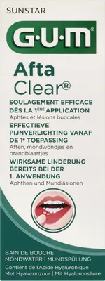 Zdjęcie produktu dla Sunstar GUM, Afta Clear Płyn 2410, 120 ml