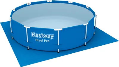 Produktbild von Bestway® PE- Bodenplane 335 x 335 cm, blau, quadratisch
