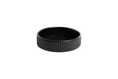 Produktbild von Freese Metall-Tablett rund schwarz, Ø 36 x 6,5 cm