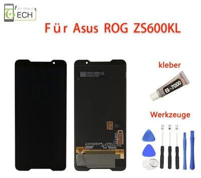 Produktbild von Für Asus ROG Phone ZS600KL LCD (OLED) Display Bildschirm Kleber + Werkzeuge