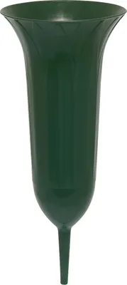 Produktbild von Geli Grabvase Ø 11 cm dunkelgrün