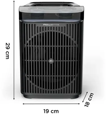 Produktbild von Rowenta SO6551, Elektrischer Raumheizlüfter, 1,5 m, IP21, Drinnen, Tisch/Bank, Flur, Schwarz