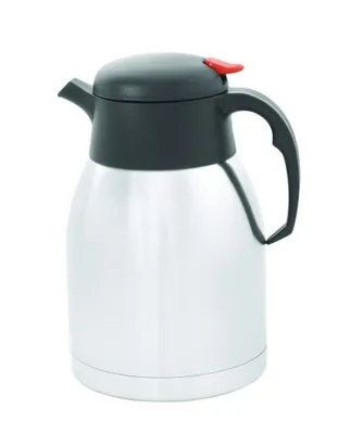 Produktbild von THERMOSKANNE Edelstahl Kaffeekanne KONFERENZ Thermosflasche Isolierkanne 1,2 L