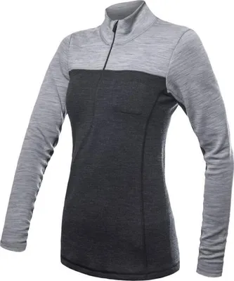 Obrázok produktu pre Tričko Sensor Merino Bold Zip dámske dlhé studená šedá veľkosť 2XL 23200056-04