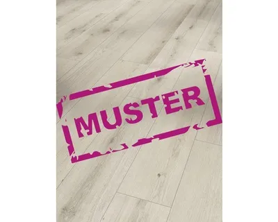 Produktbild von Handmuster zu Designboden Modular ONE Eiche Urban weiß gekälkt Landhausdiele Klickverbindung 1285 x 194 x 8,0 mm