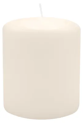 Produktbild von Flachkopf-Stumpenkerzen Elfenbein 120 x Ø 100 mm, 4 Stück
