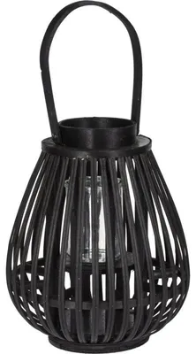 Image de Lanterne à bougie babus 27 cm noir KO-AAE328260