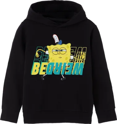 Obrázek produktu pro SpongeBob SquarePants - mikina s kapucí "Be Weird" pro chlapce NS7637 (158-164) (černá)