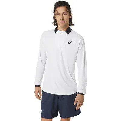 Produktbild von Asics Jacket Court LS Half Zip Herren Weiß Schwarz