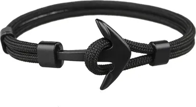 Produktbild von Náramok Rope Anchor-Čierna KP33436