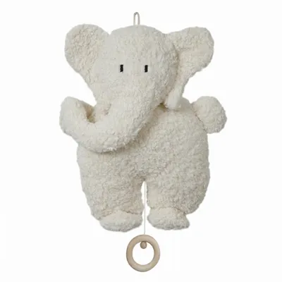 Produktbild von Efie Baby Spieluhr Elefant – Melodie LaLeLu, Kuschelspieluhr aus kbA Baumwolle, Germany