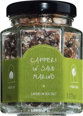 Produktbild von La Nicchia  - Kapern in Meersalz, 90 g Glas