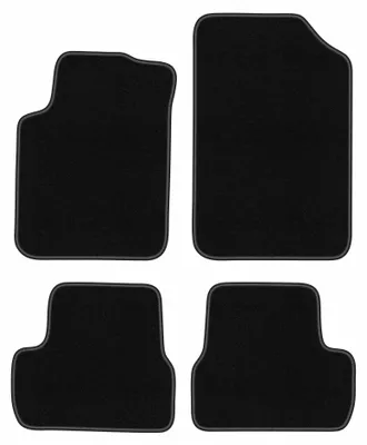 Productafbeelding van Velours automatten voor Citroen C3 I 2002-2009 (hatchback) – 4-delig, zwart, op maat – Wielganizator BASIC