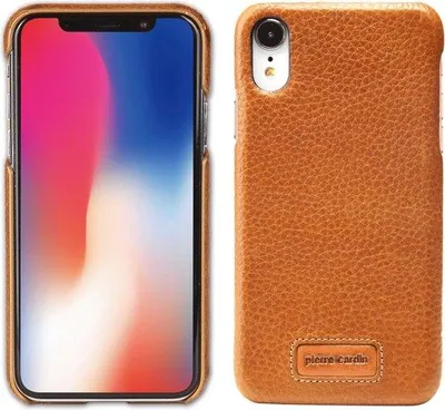 Immagine prodotto di Custodia marrone di Pierre Cardin - Cover posteriore - Elegante - In pelle - per iPhone