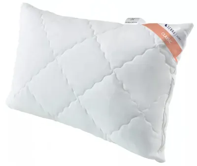 Zdjęcie produktu dla Poduszka do spania 50x70 CLASSIC COMFORT Senna Home regulowana, z zamkiem, antyalergiczna, wypełnienie z granulatu, Biała