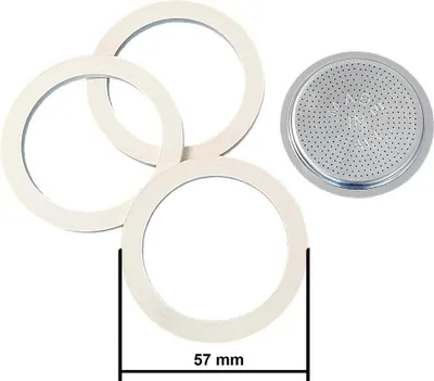 Produktbild von Bialetti Espressokocher 2 Tassen Aluminium Ersatzteilset