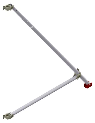 Image de ALTEC Équerre triangulaire – télescopique (2,2 m - 2,6 m) | AluKlik | AluLight